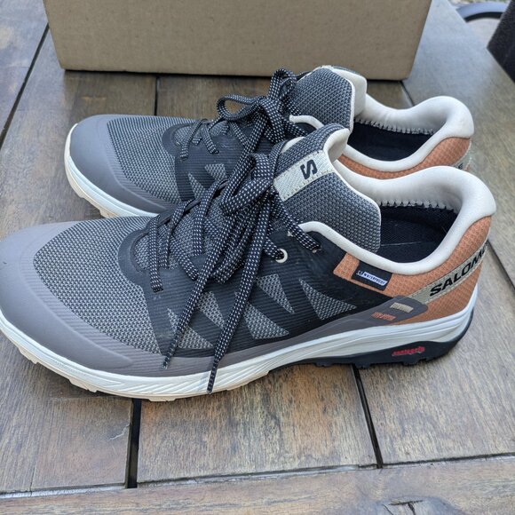 Salomon Outrise Waterproof Hiking Shoe Size 9.5 Womens - Picture 6 of 6